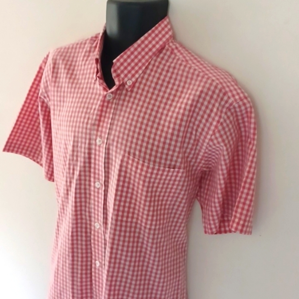 NICOLE MILLER New York Pink and White Shirt, L - Picture 5 of 7